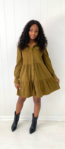 Aiden Corduroy Dress