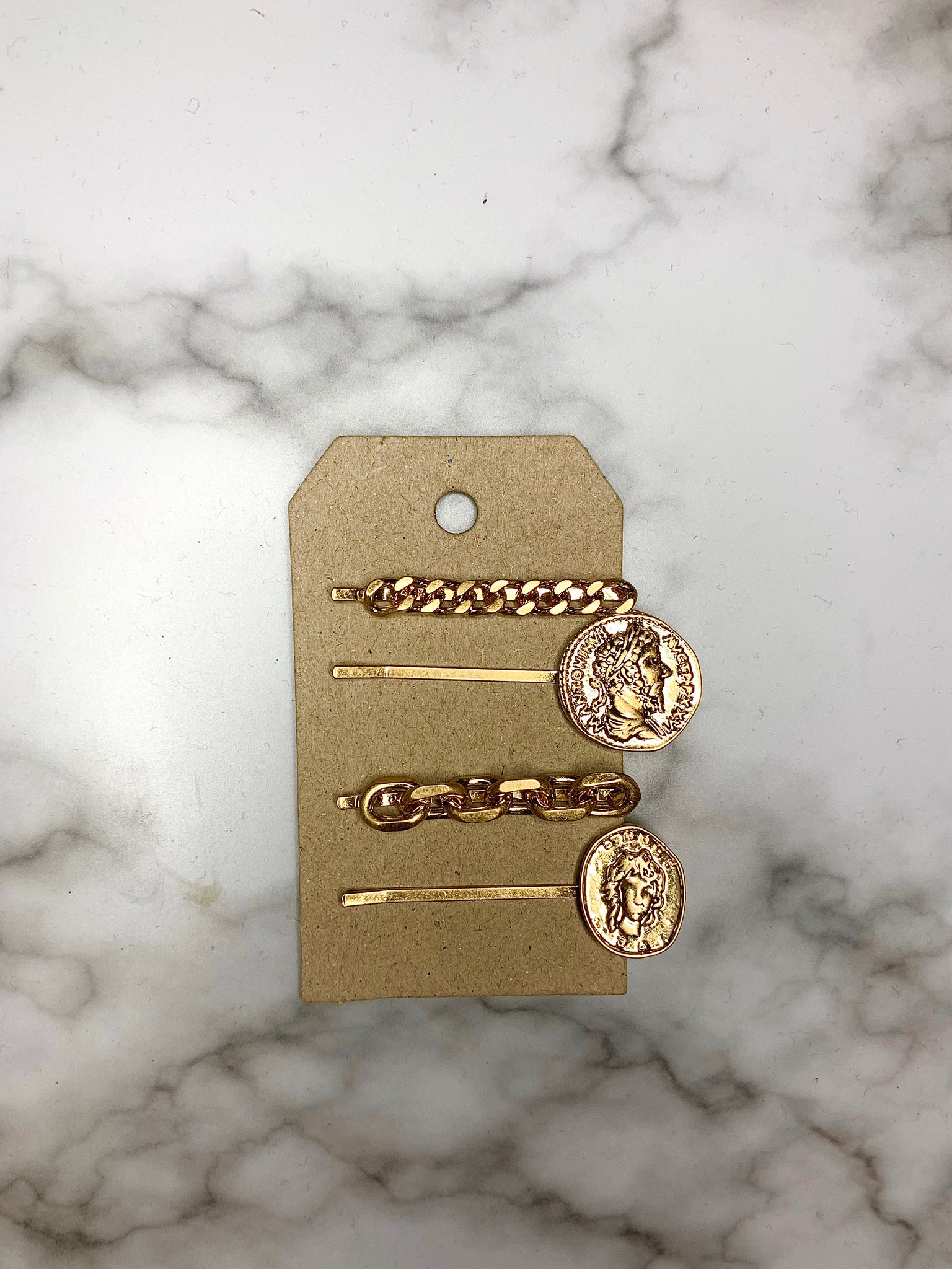 Coin Hairpin Set