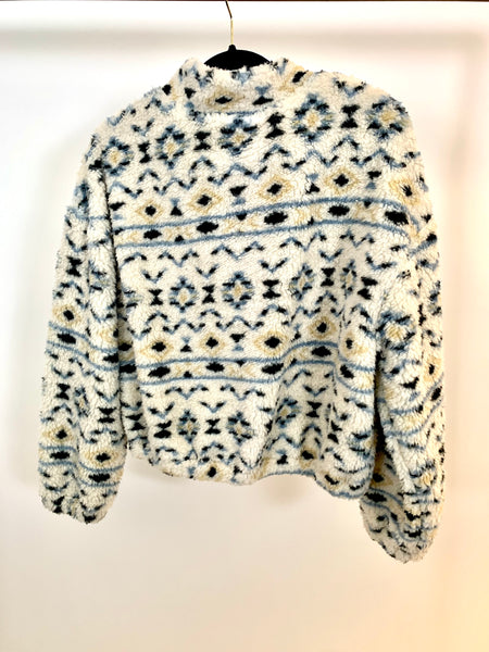 Take A Hike Pullover in Cream