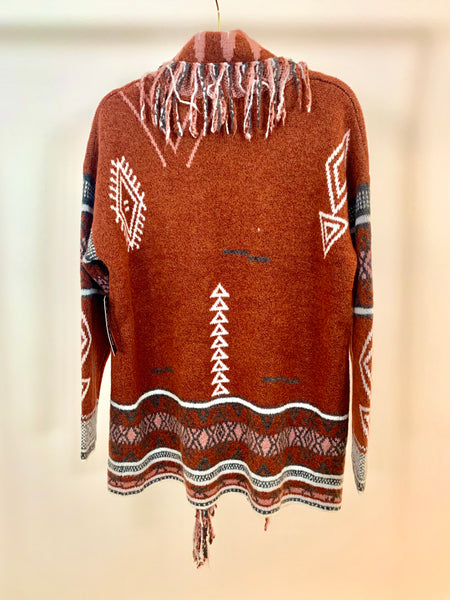 Fringe Tribal Cardigan