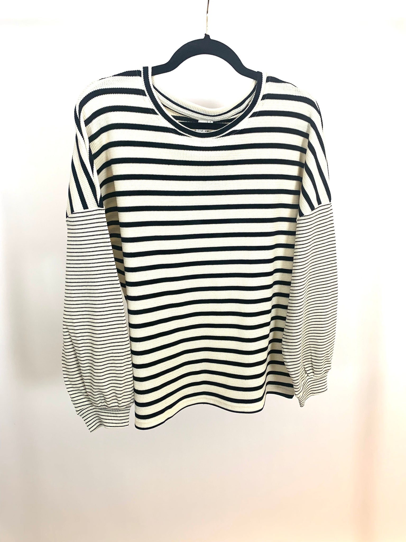 Striped Up Knit Top