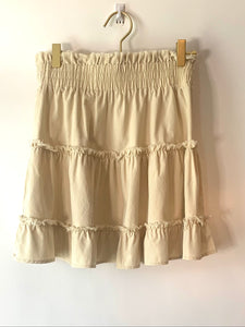 Frayed Tier Skirt