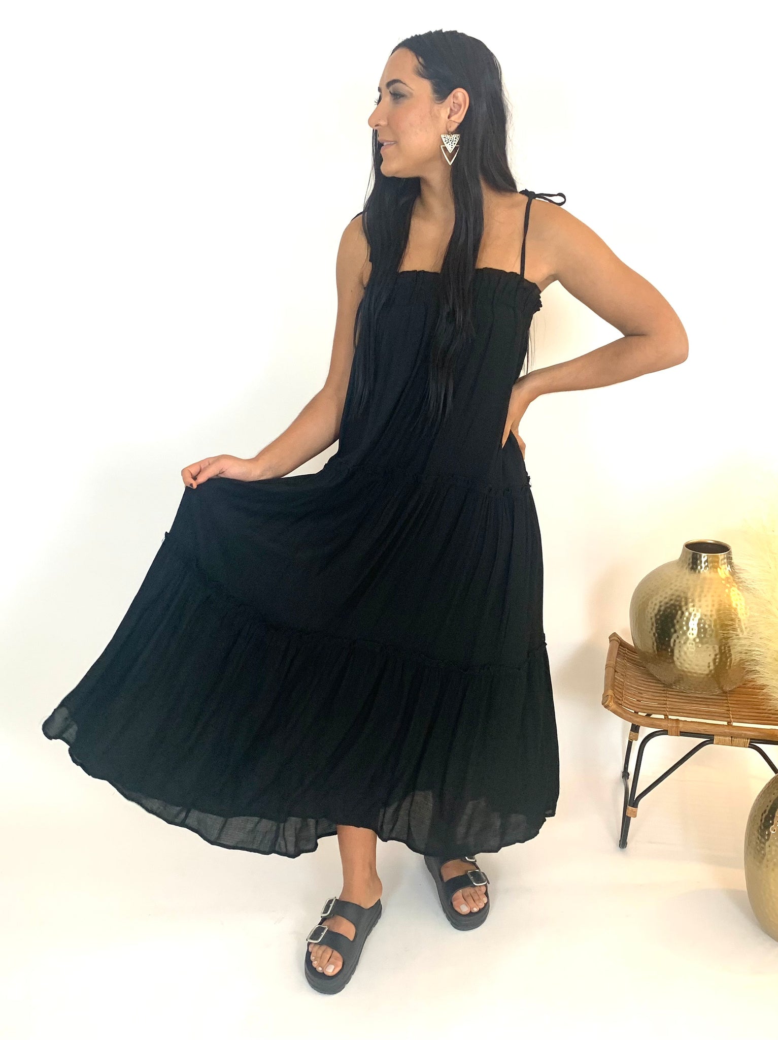 Accra Maxi Dress Black