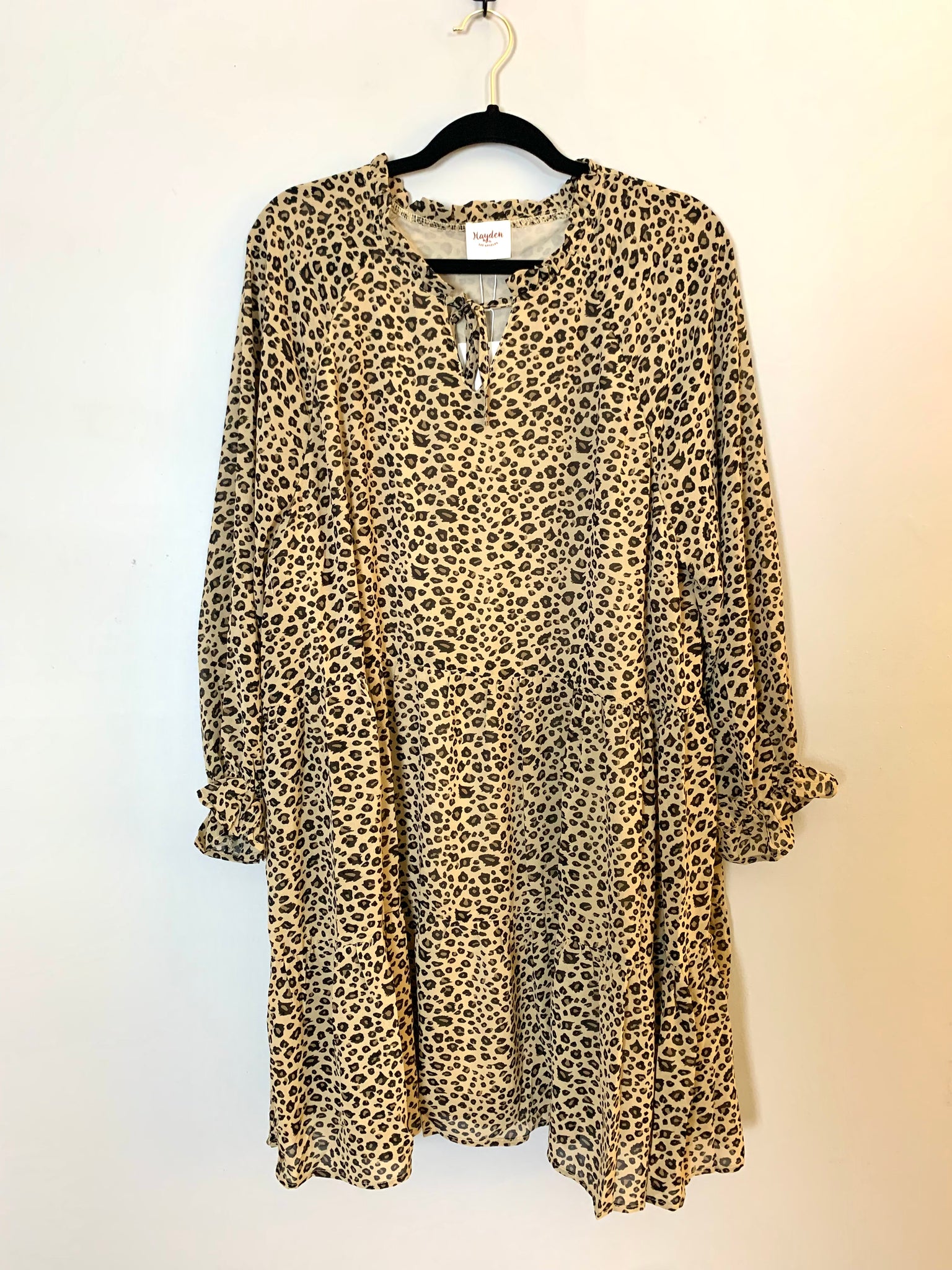 Bowie Leopard Dress Plus