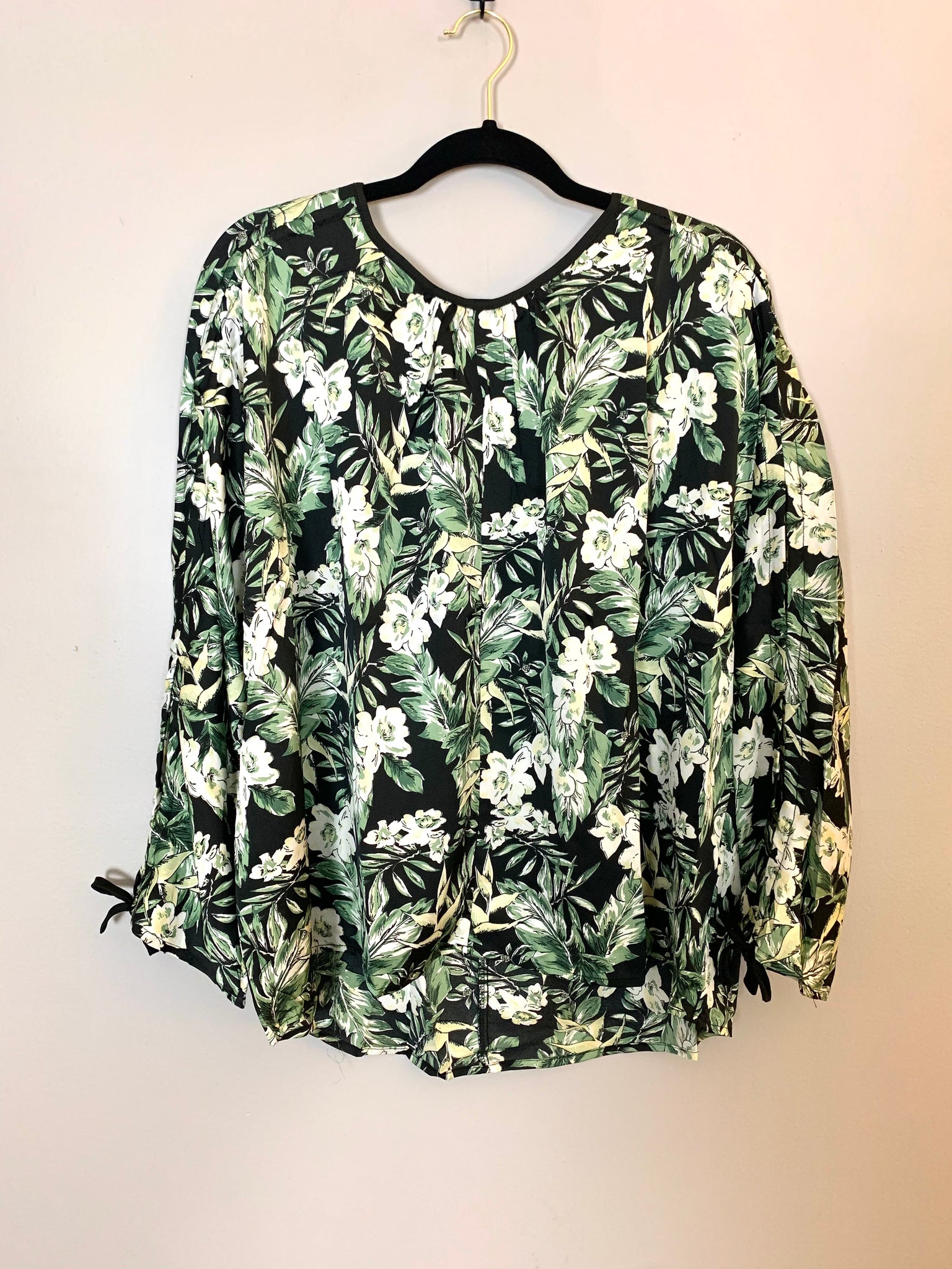 Mackenzie Satin Print Top Plus