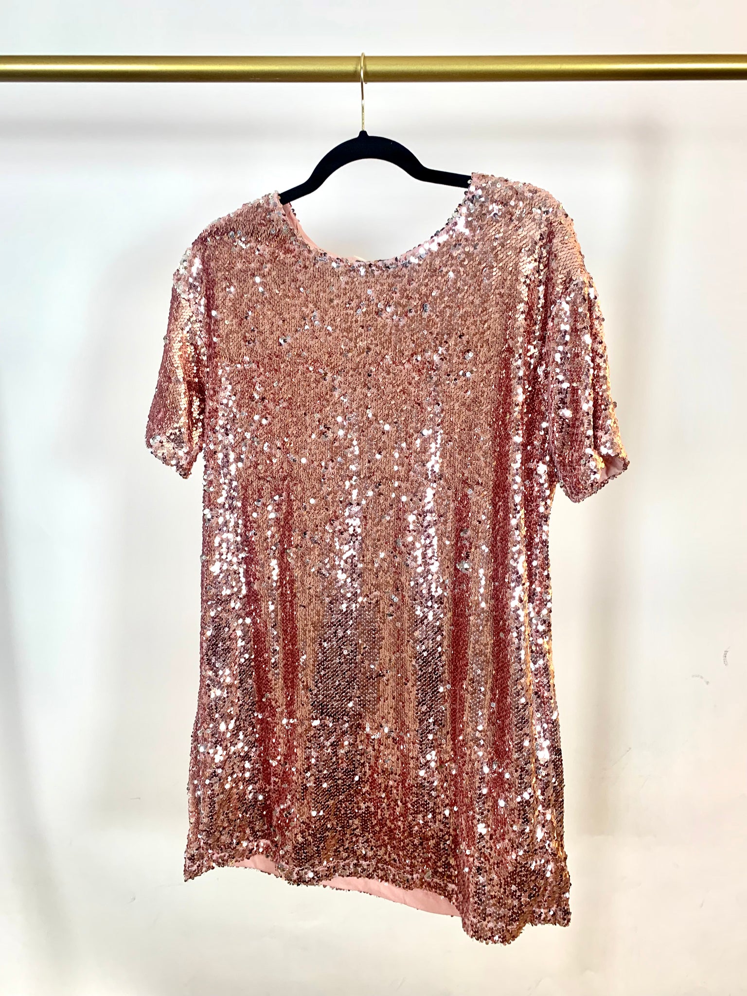 Broadway Sequin Dress Pink