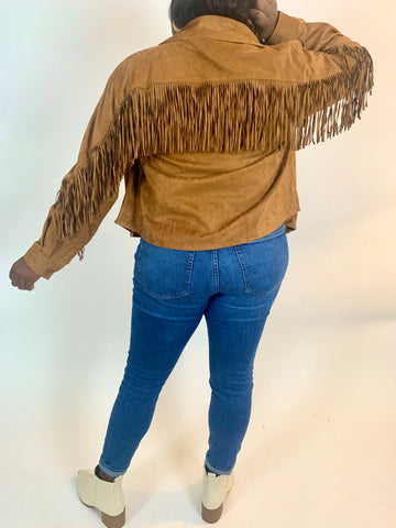 Farrah Fringe Jacket